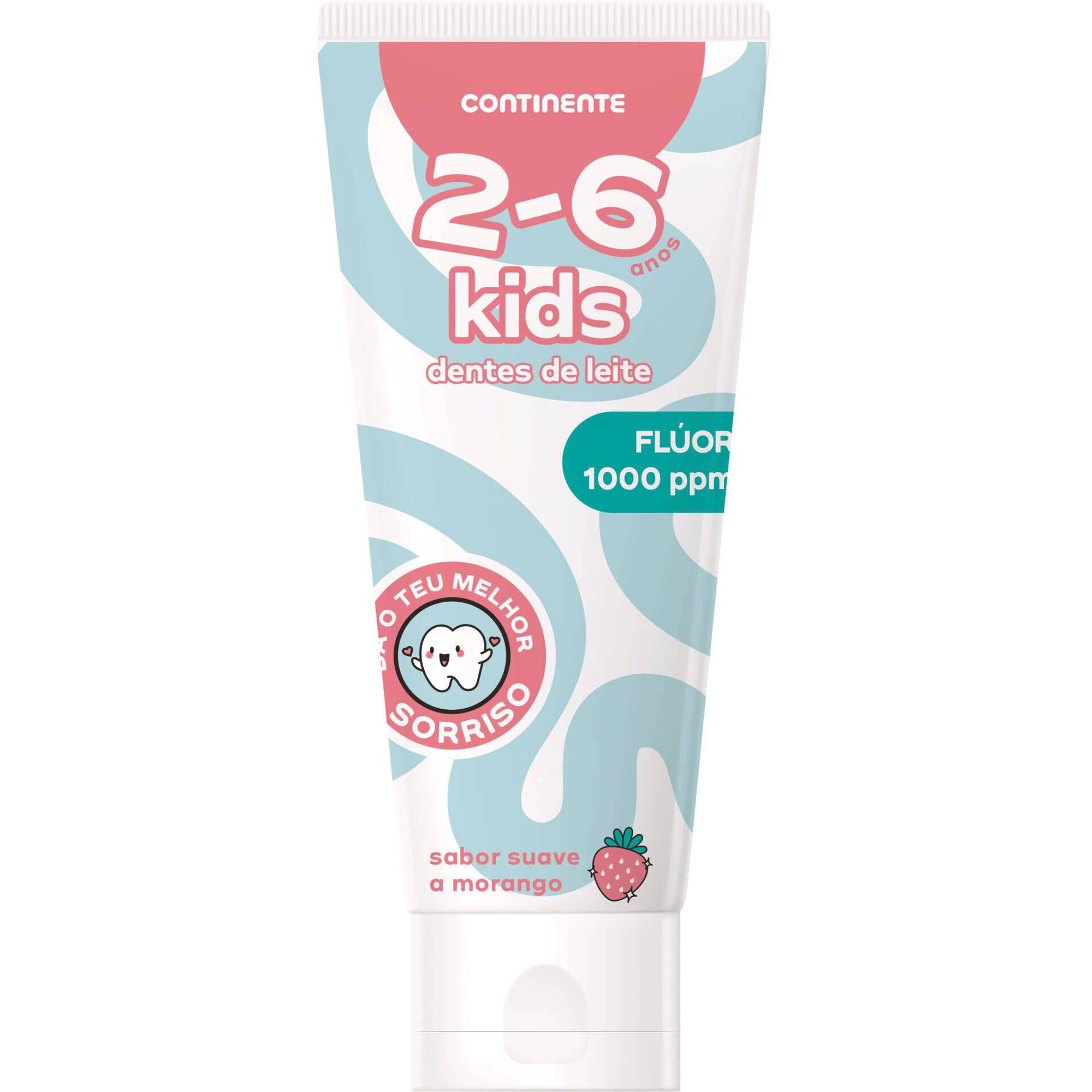 Pasta de Dentes Infantil 2-6 Anos Continente