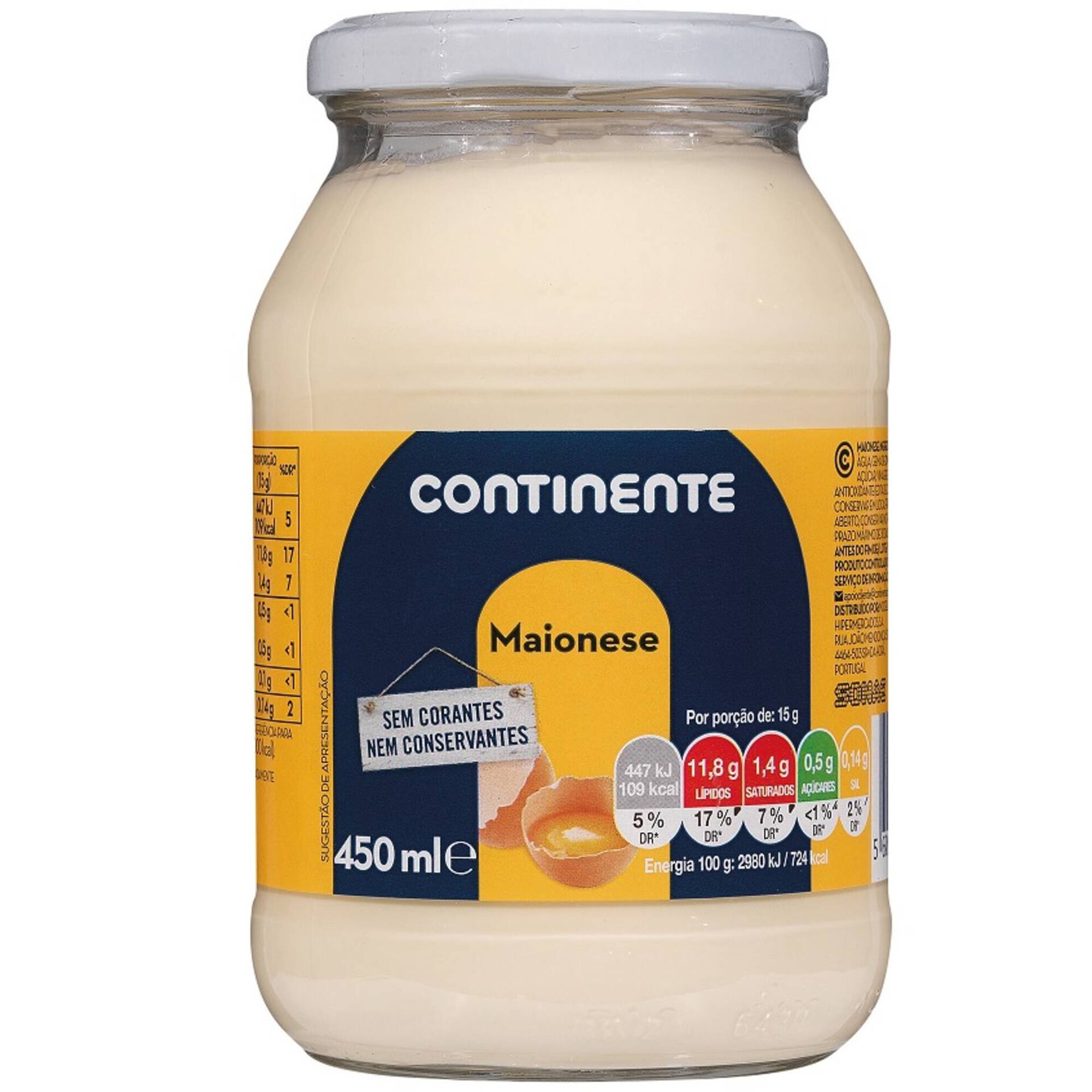 Maionese em Vidro sem Glúten