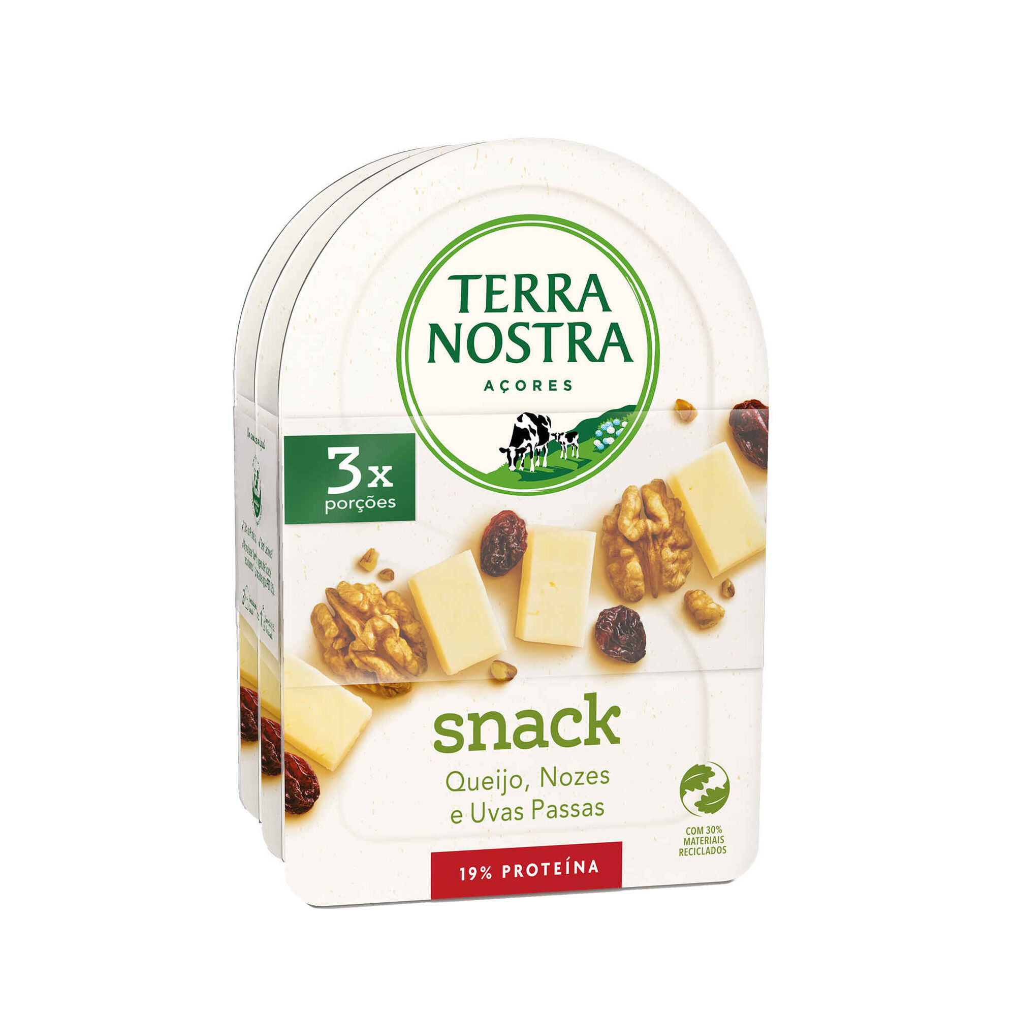 Queijo Snack Noz e Uvas Passa Queijo Snack Noz e Uvas Passa