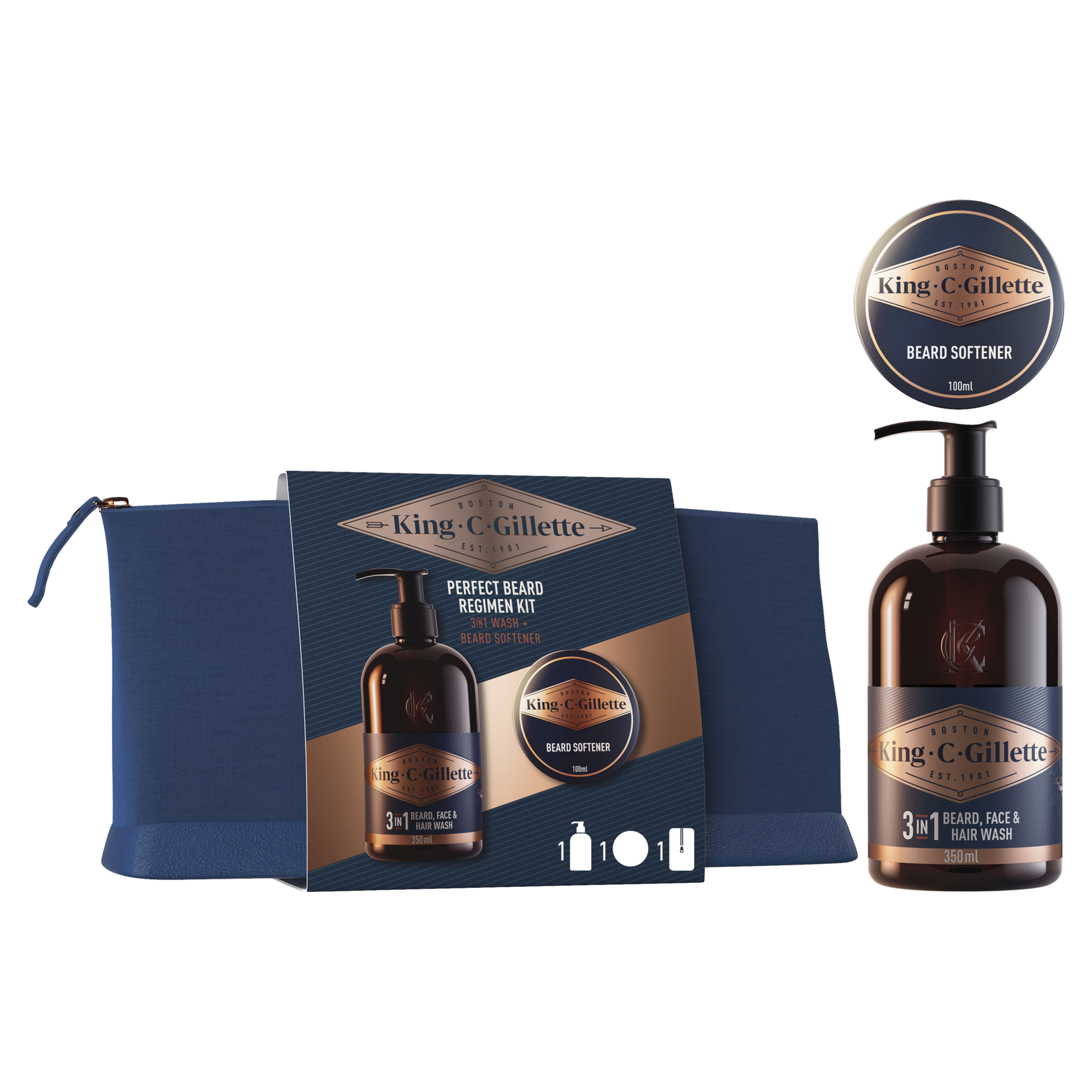 Coffret Lavagem 3 em 1 Barba