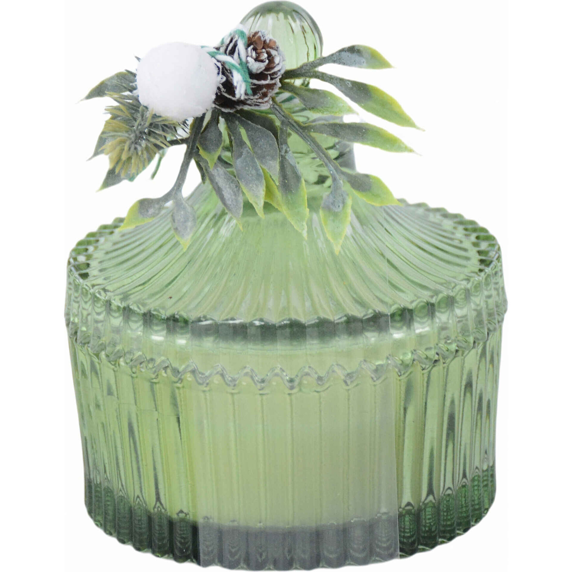 Vela com Tampa Verde 100g Azevinho