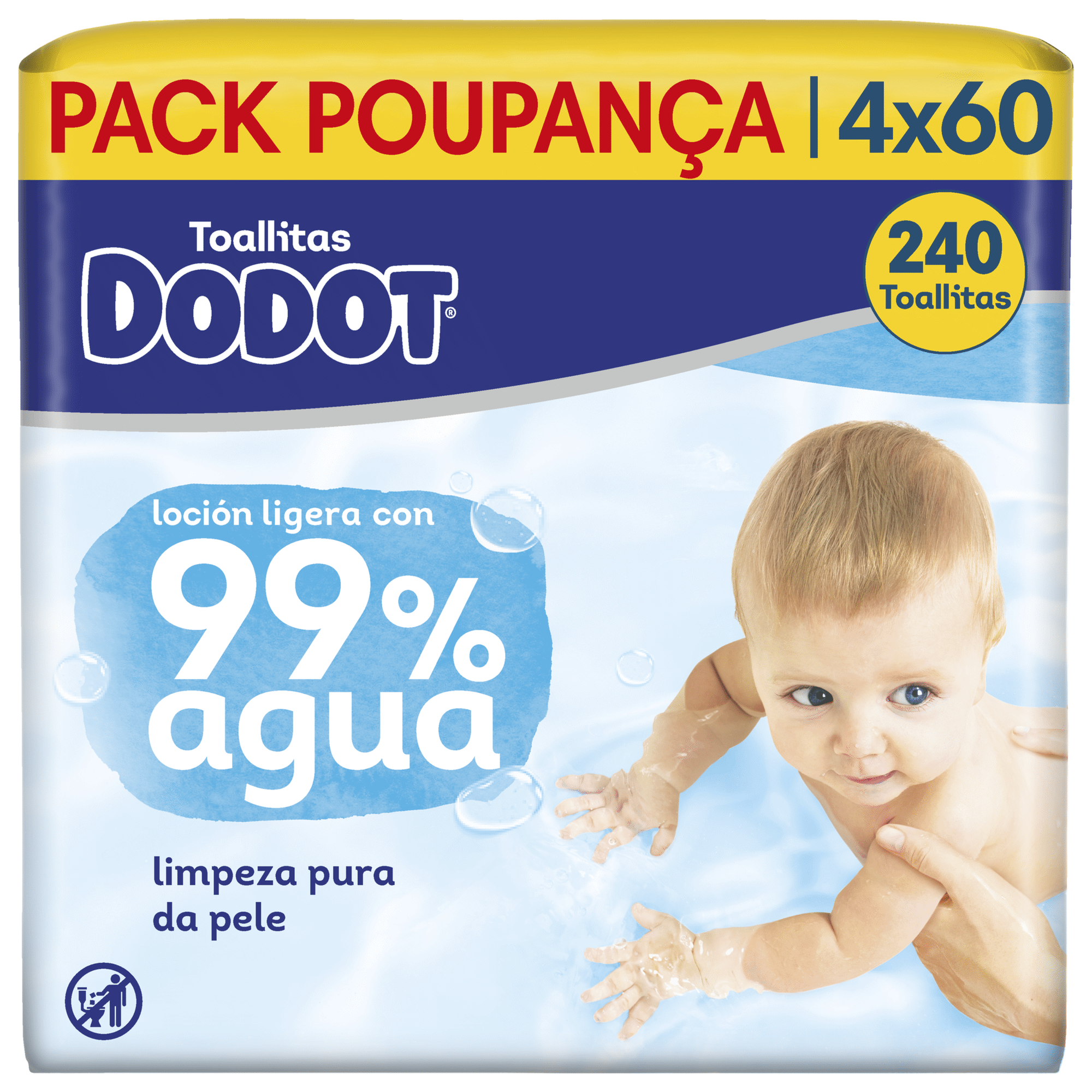 Toalhitas Beb&eacute; 99% Aqua Dodot