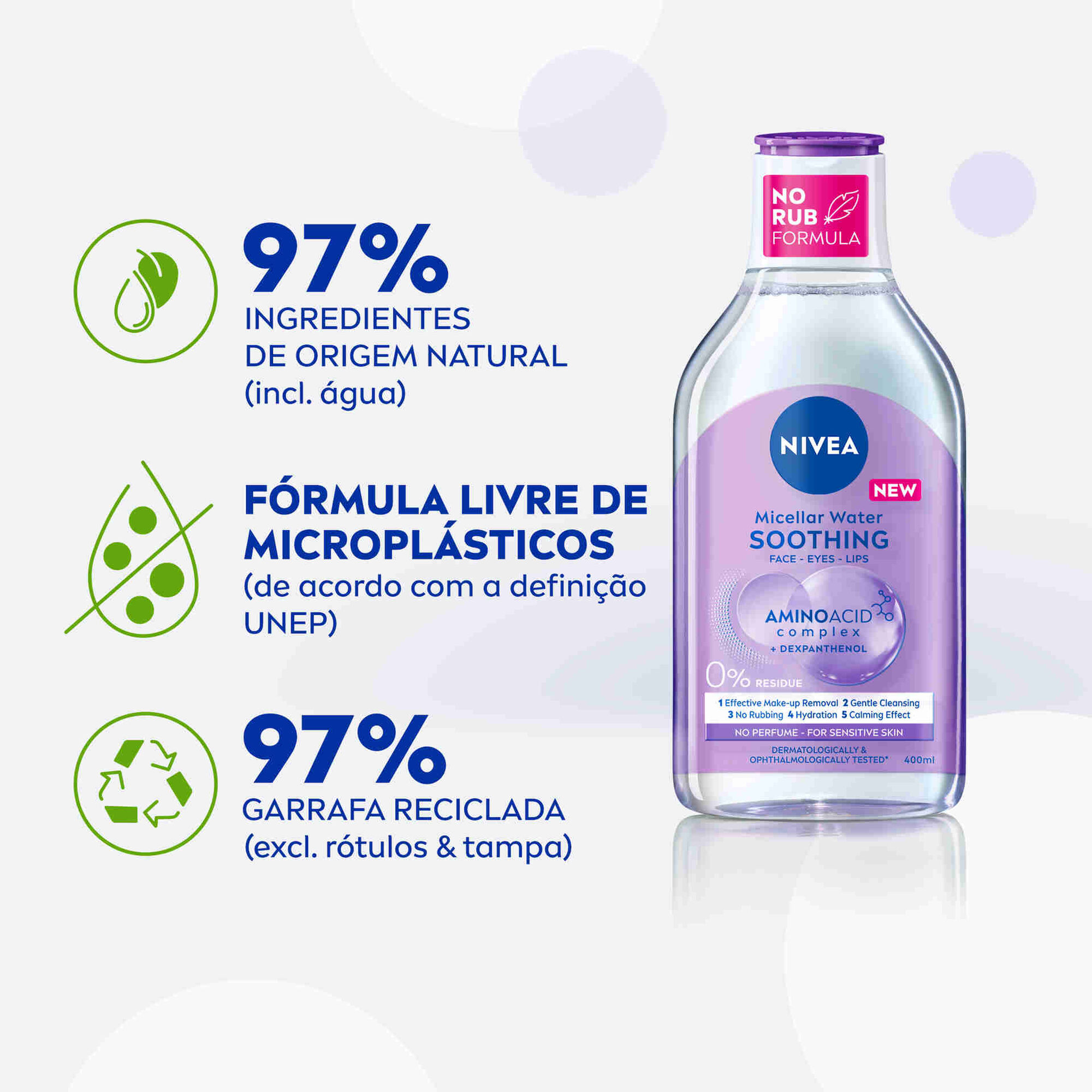 Água Micelar Pele Sensível