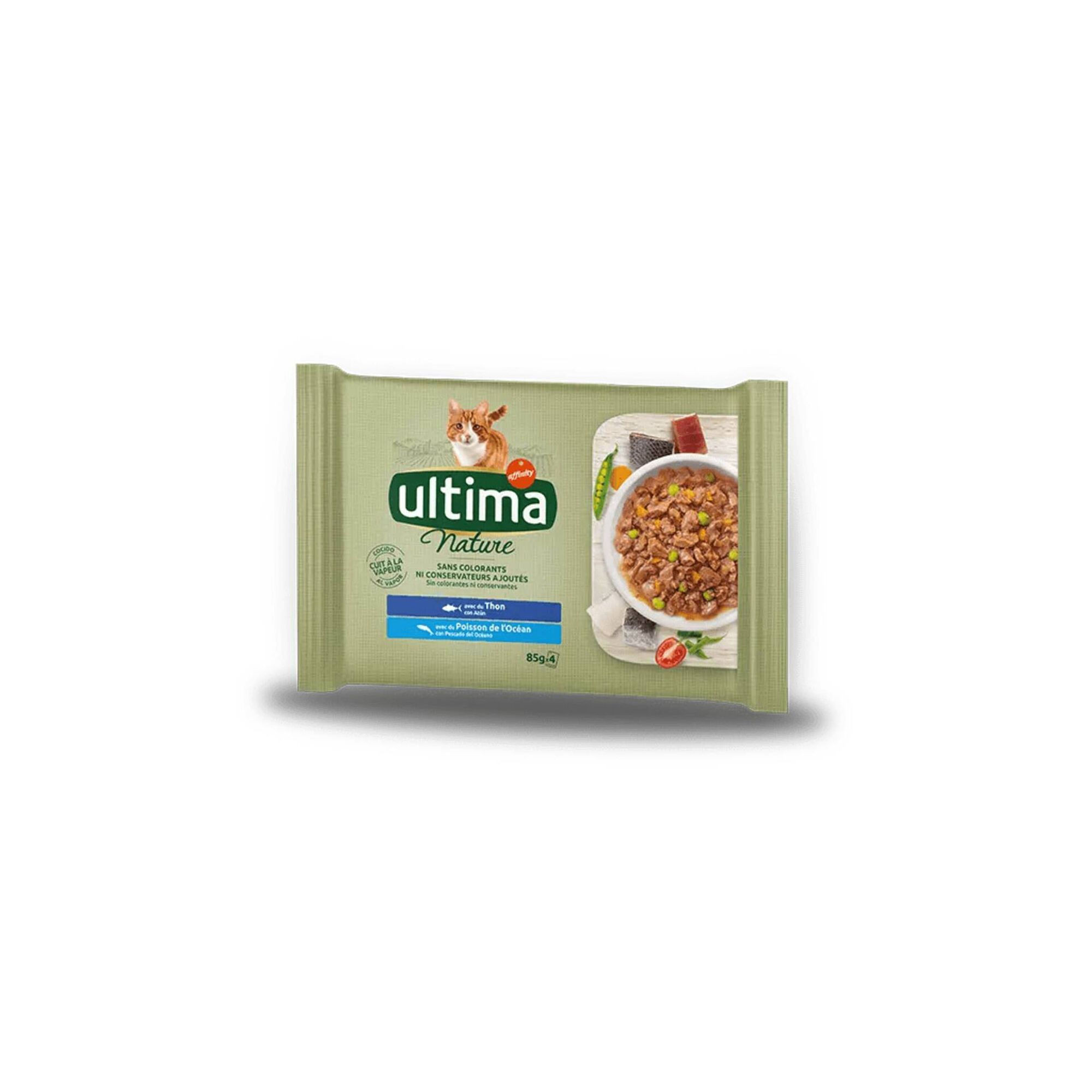 Comida H&uacute;mida para Gato Peixe Saquetas Affinity Ultima Nature