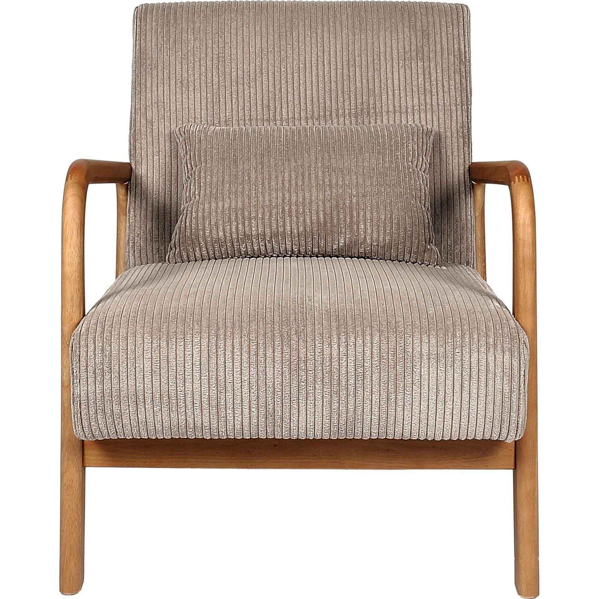 Cadeirão Cotele Scott 83x64x75cm Taupe Cadeirão Cotele Scott 83x64x75cm Taupe