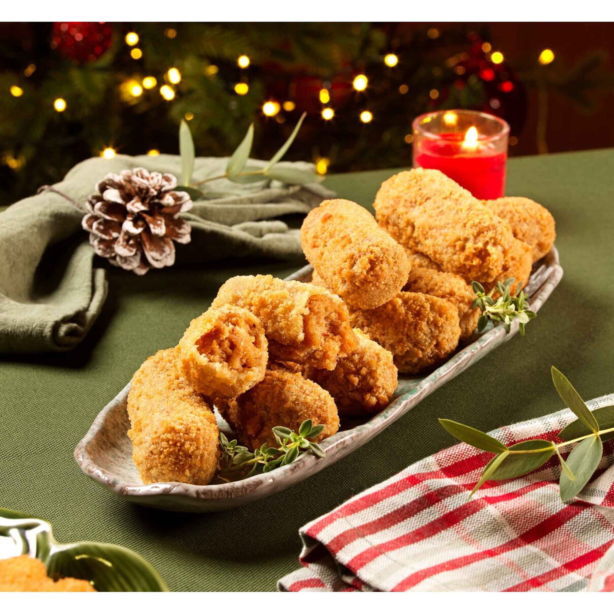 Croquetes de Alheira e Maçã (Entregas para o Natal)