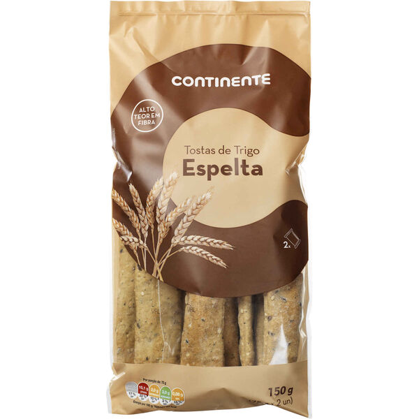 Tosta de Trigo Espelta Continente