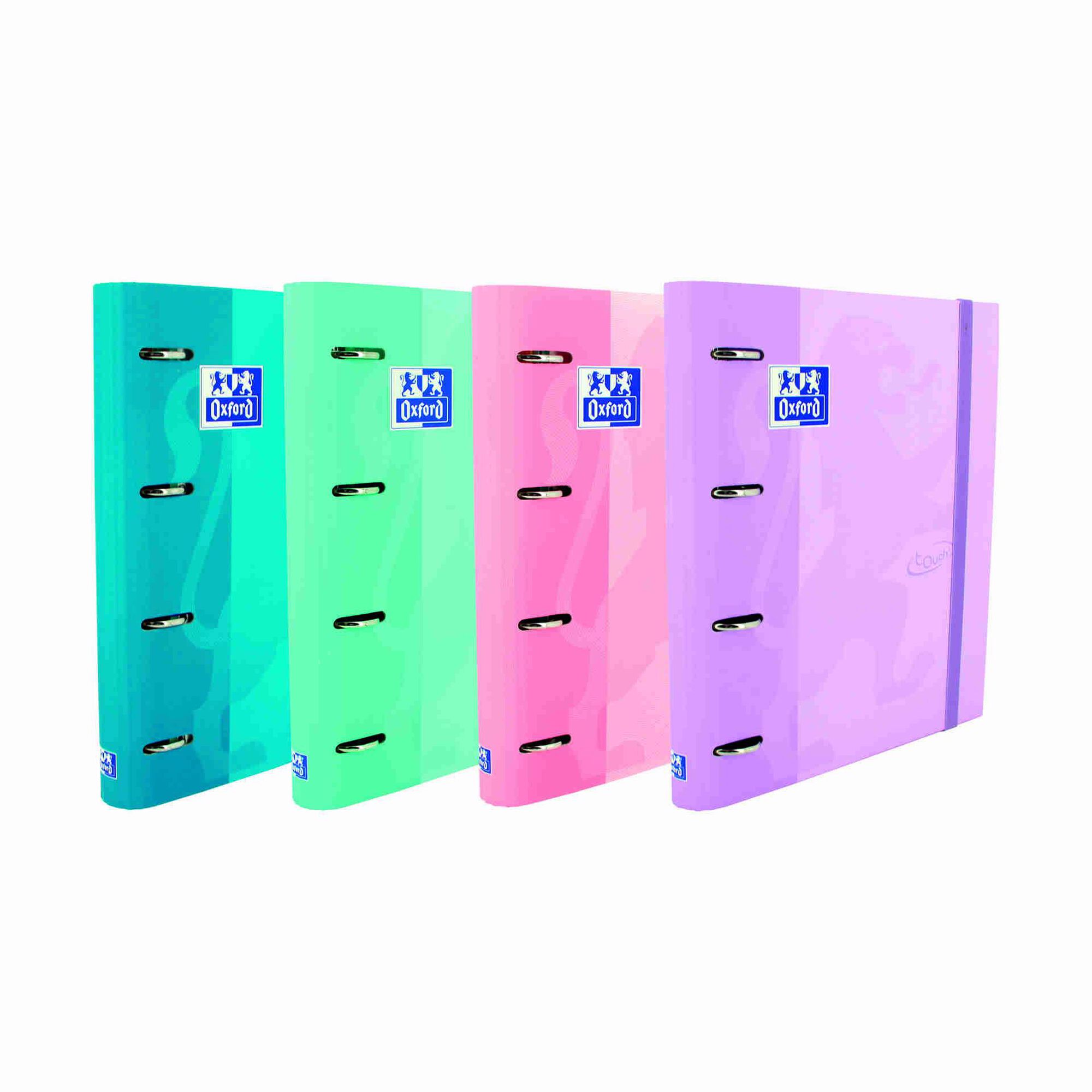 Pasta de Arquivo A4 Lombada Estreita Touch com Recarga (v&aacute;rias cores) Oxford