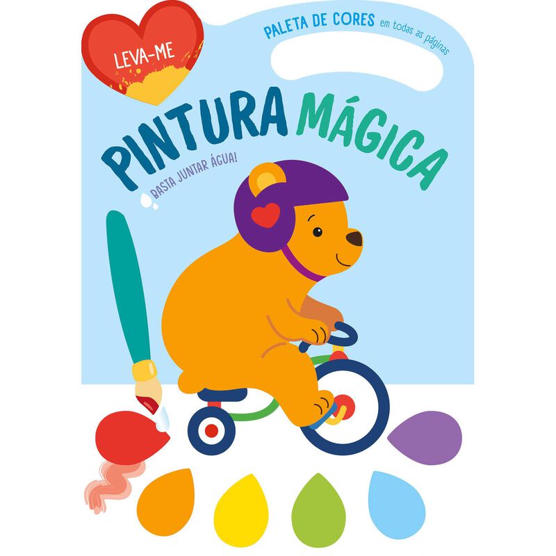 Pintura Mágica - Urso - Azul