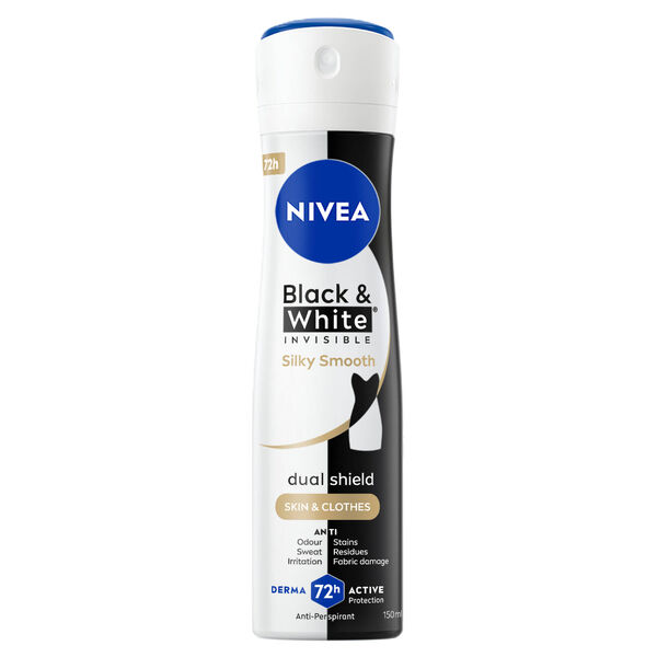 Desodorizante Black & White Silky Smooth Nivea