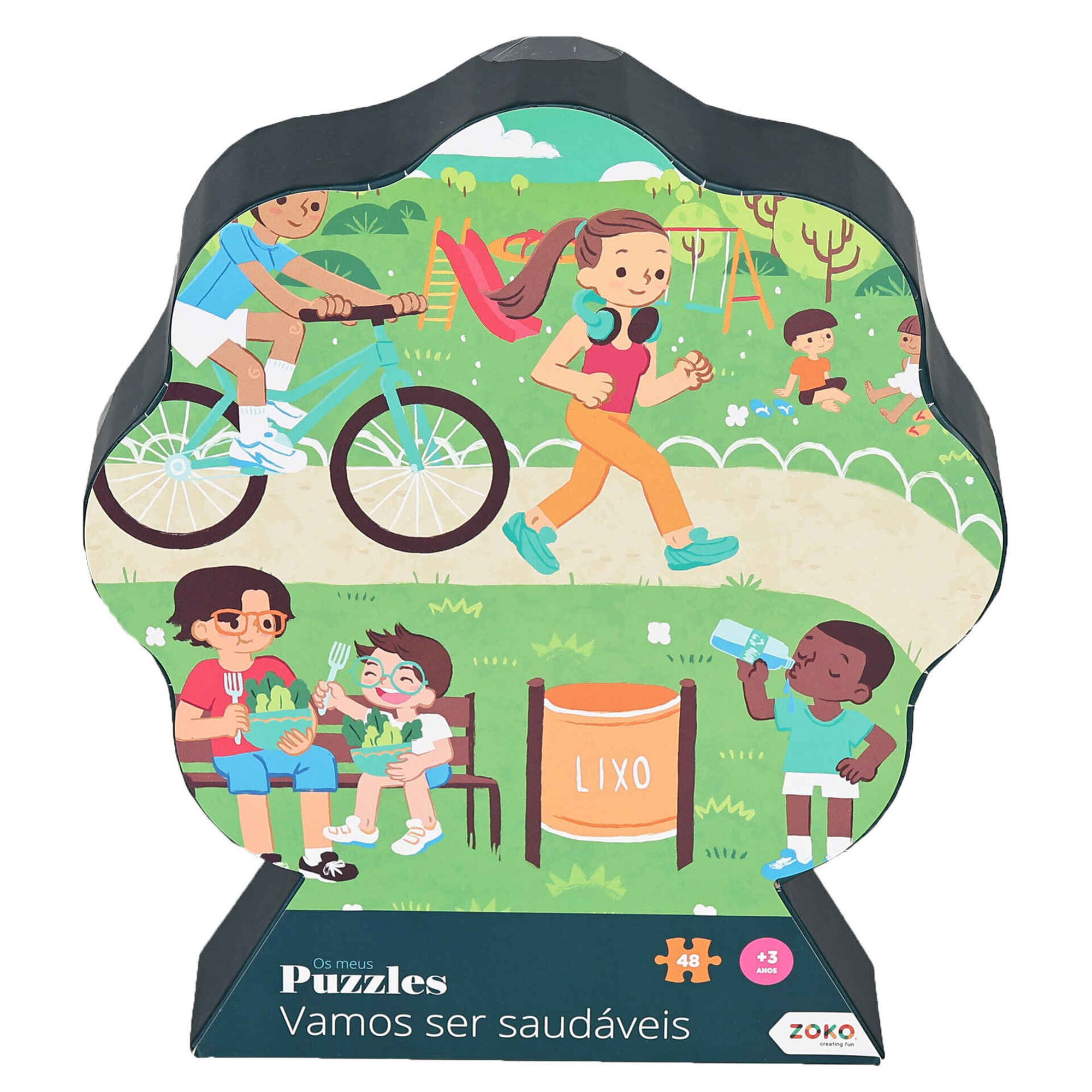 Puzzle Vida Saudável 48 Peças