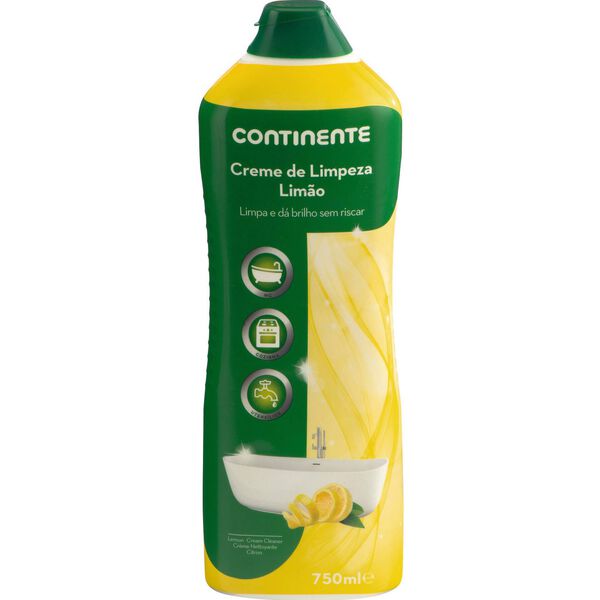 Creme de Limpeza Frescura Limão Continente