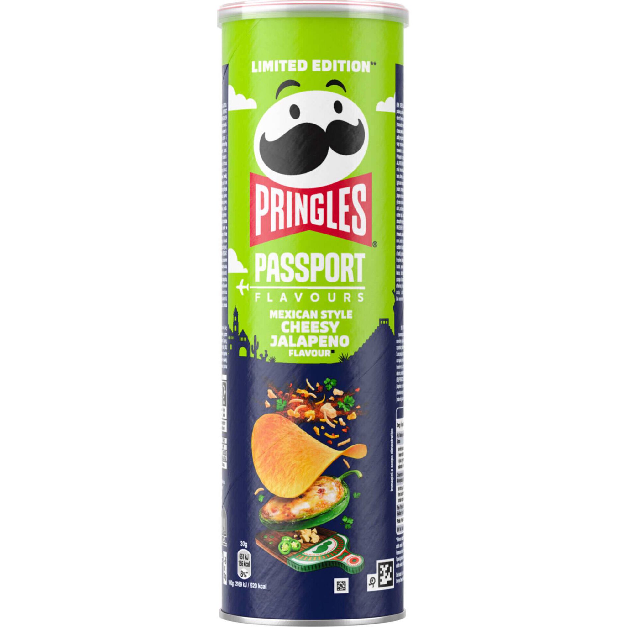 Snack Cheesy Jalapeno Passport Flavours Pringles