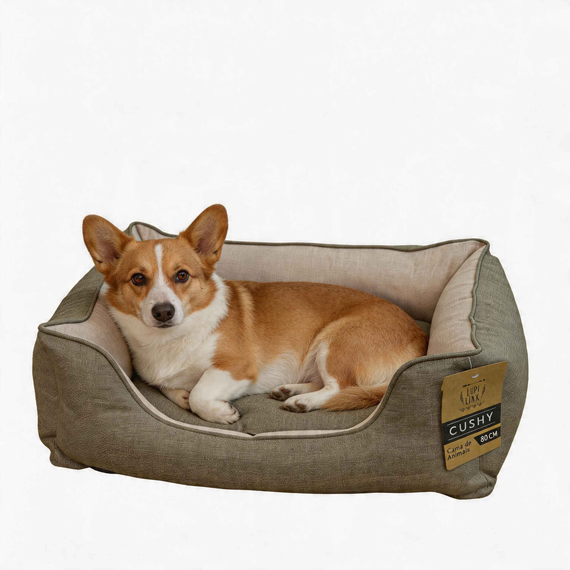 Cama Cushy Verde 55 cm Lupi Linx