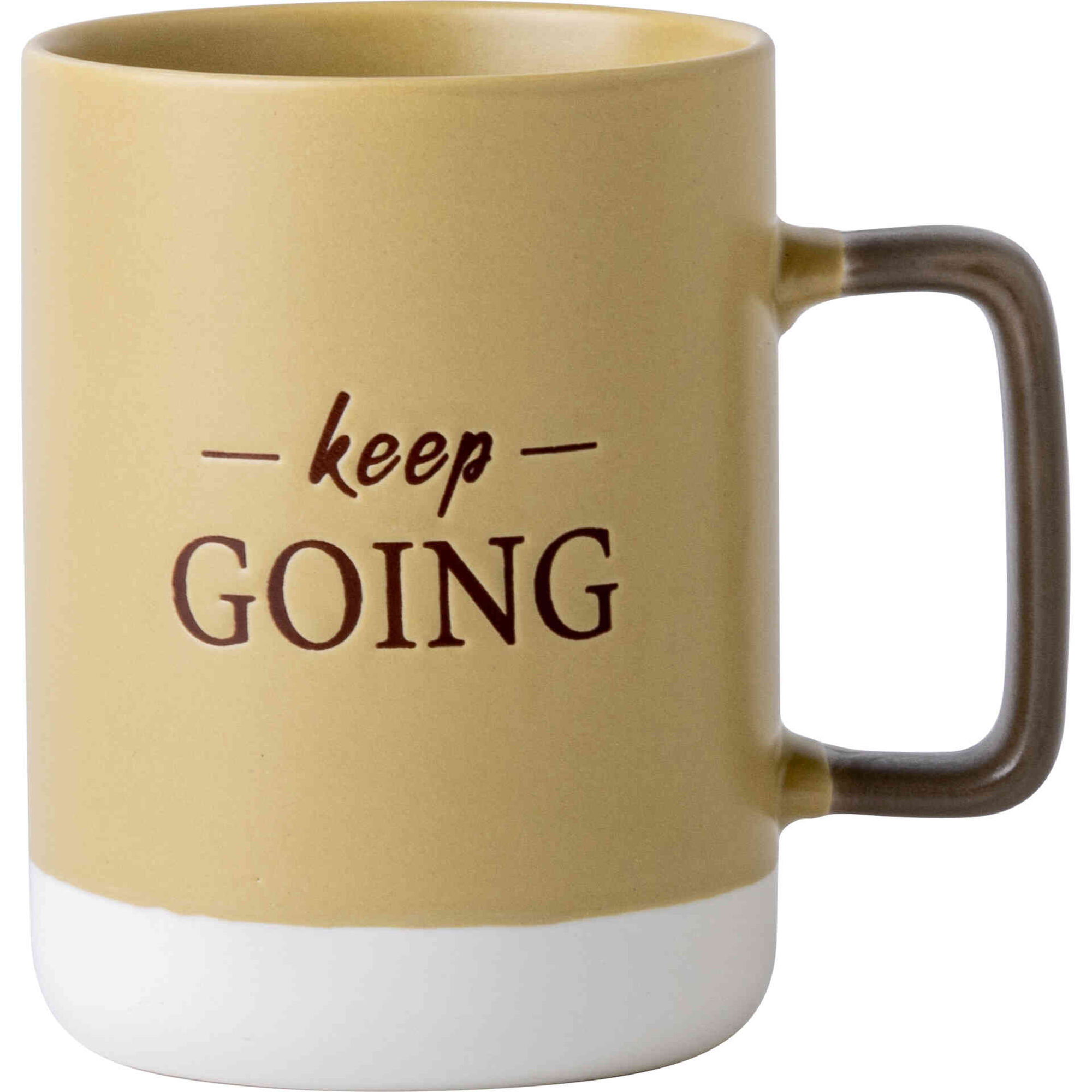 Caneca 400ml  Fundo Bege Going Kasa