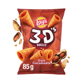 Snacks Milho 3D's Cones Amendoim Lay's