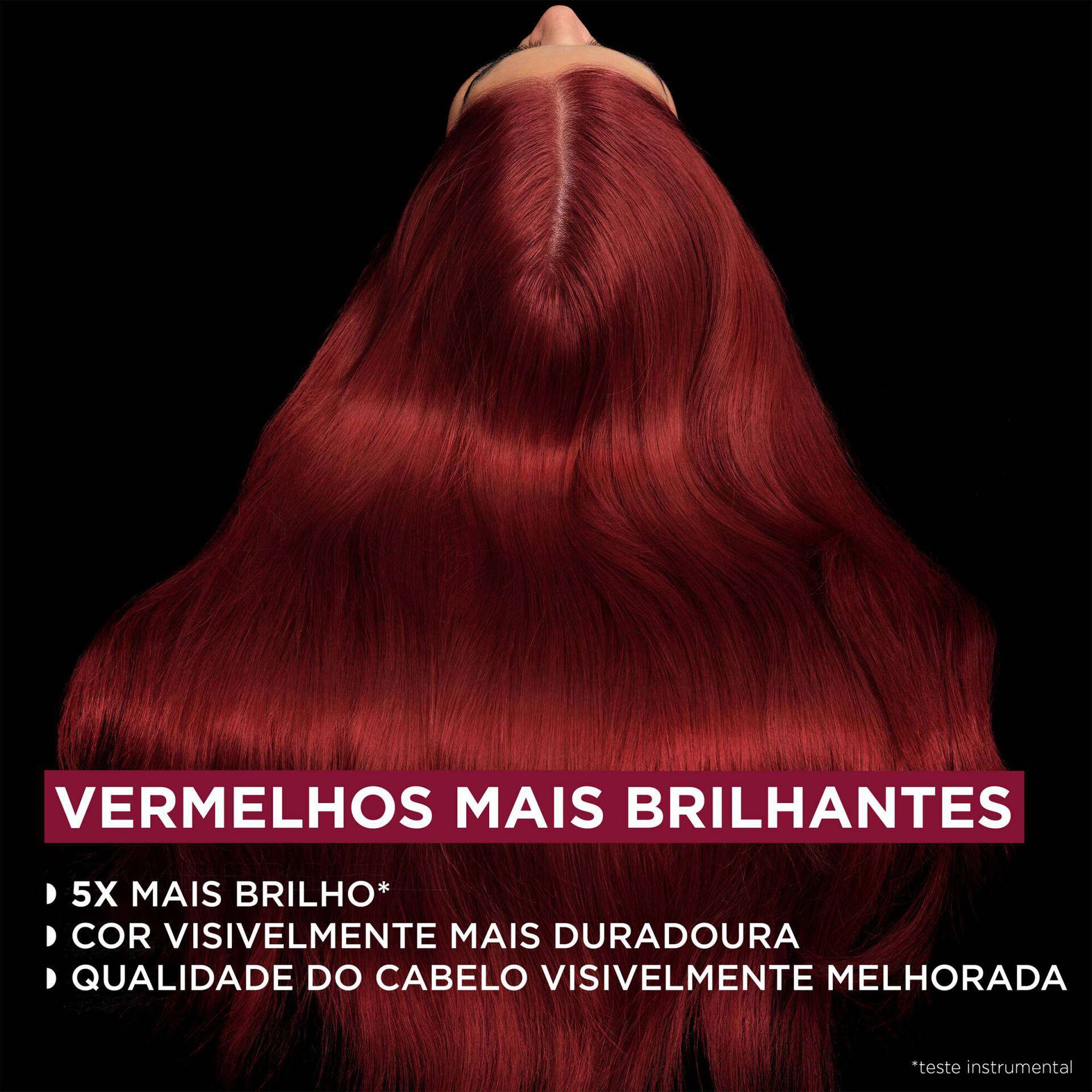 Coloração Permanente Olia Glassy Merlot 5.52