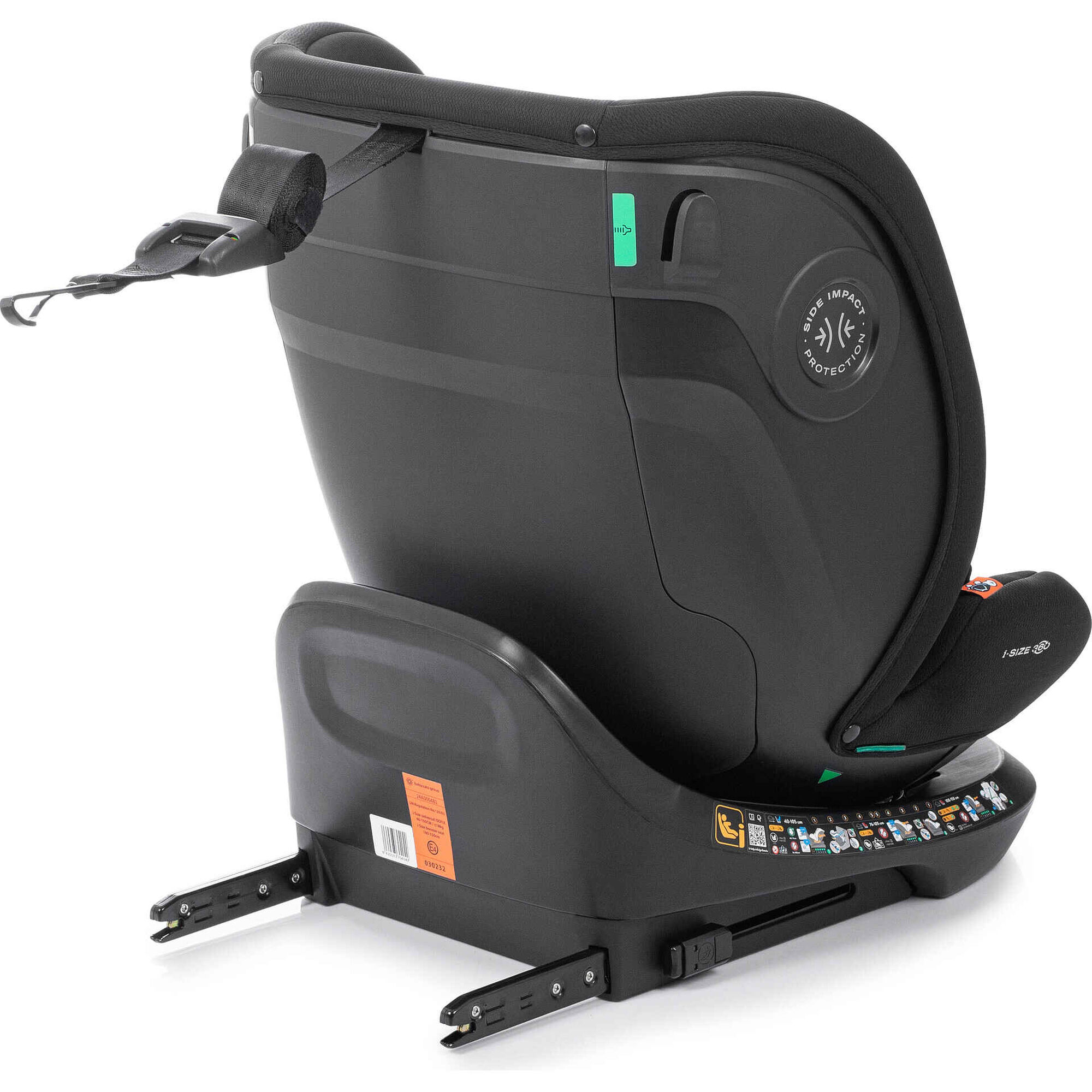 Cadeira Auto I-Size 40-150 Batela Preta Babyauto
