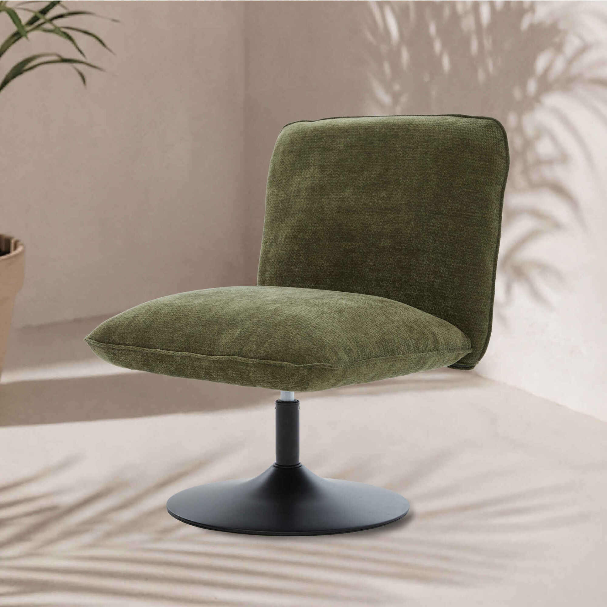 Poltrona Rotativa Verde Amalfi Kasa