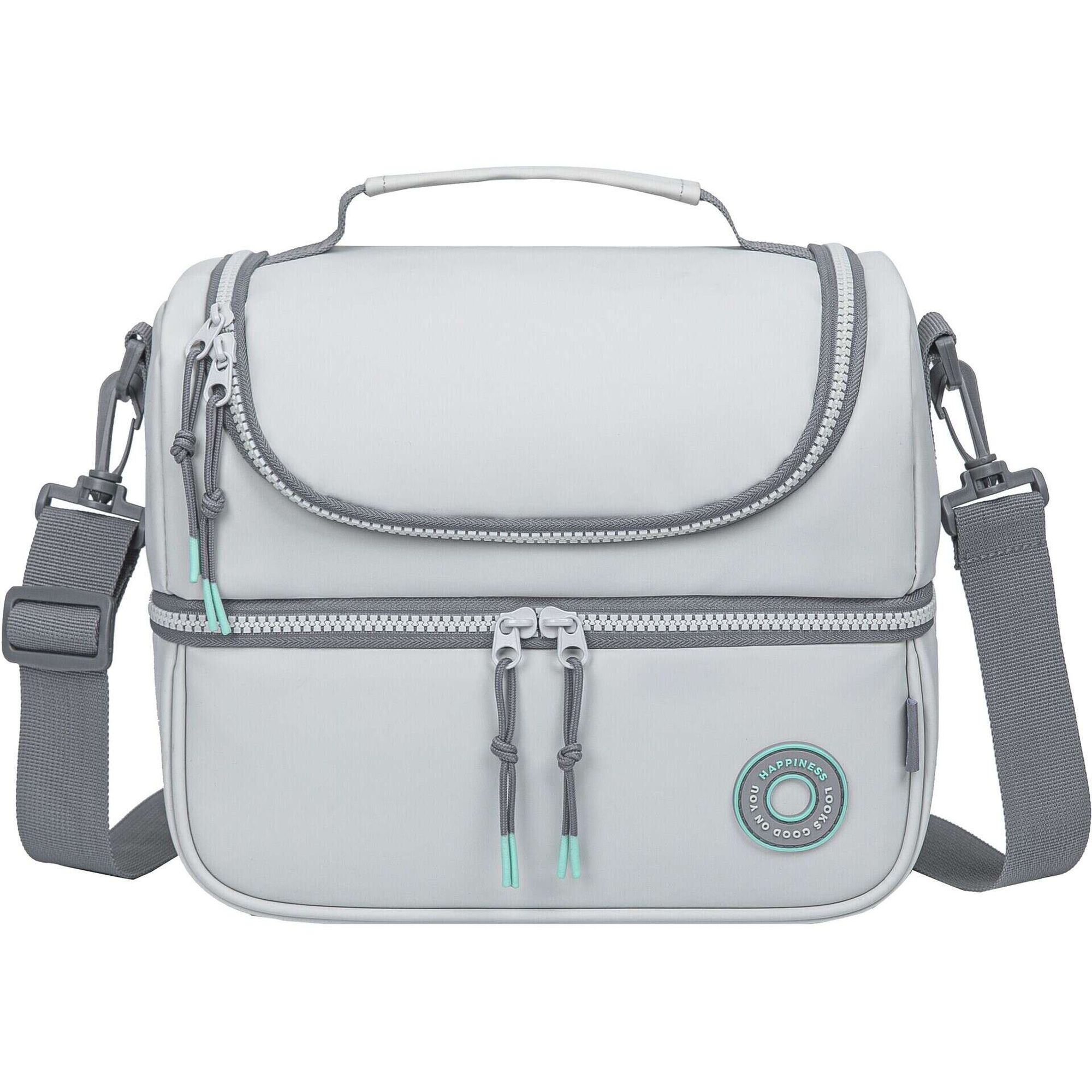 Lancheira 8L Happiness Cinza Kasa