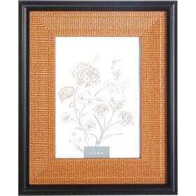 Moldura 13x18cm Palhinha com Rebordo Preto