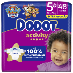 Fraldas Activity Extra 12-17kg T5+ Dodot