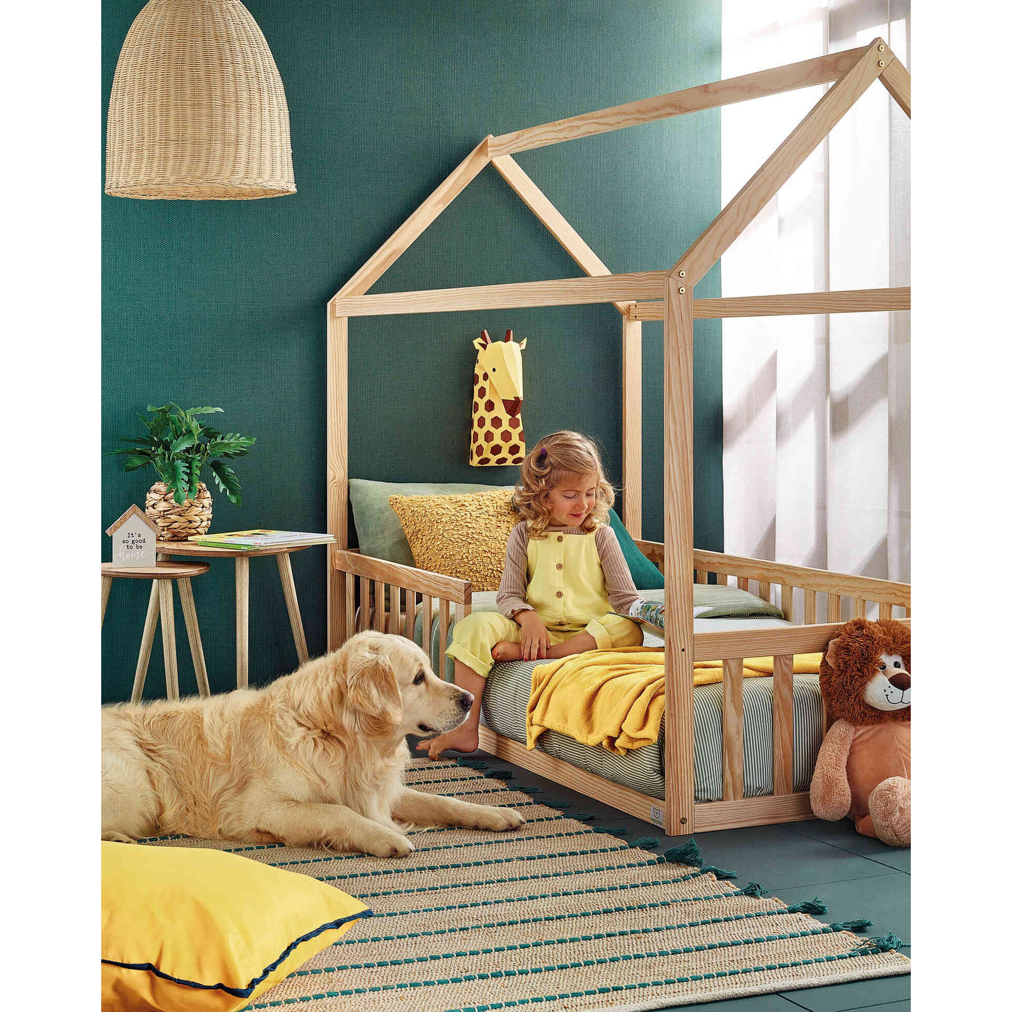Conjunto 2 Mesas Apoio Madeira Houston Kasa