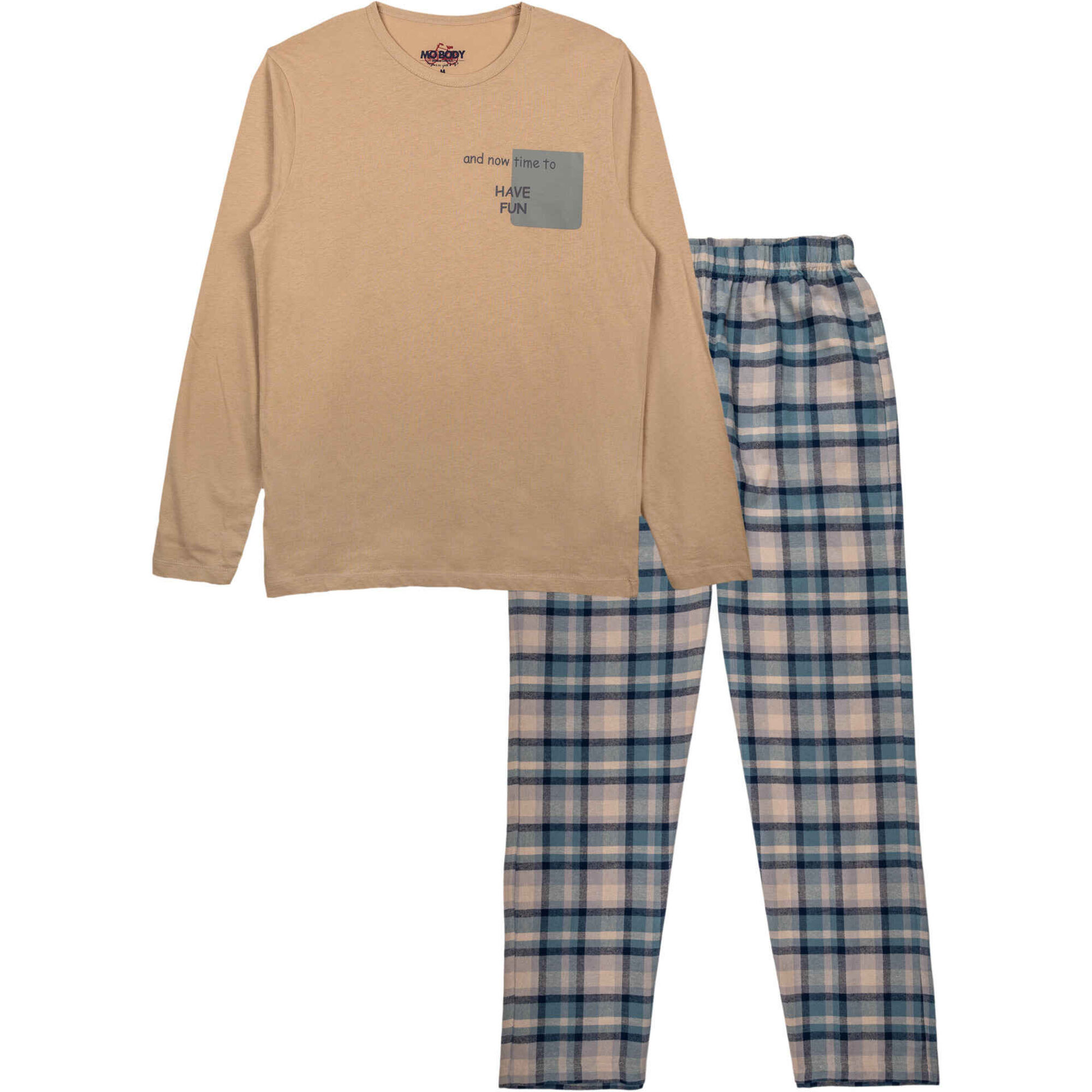 Pijama Calça Flanela Homem Multicor