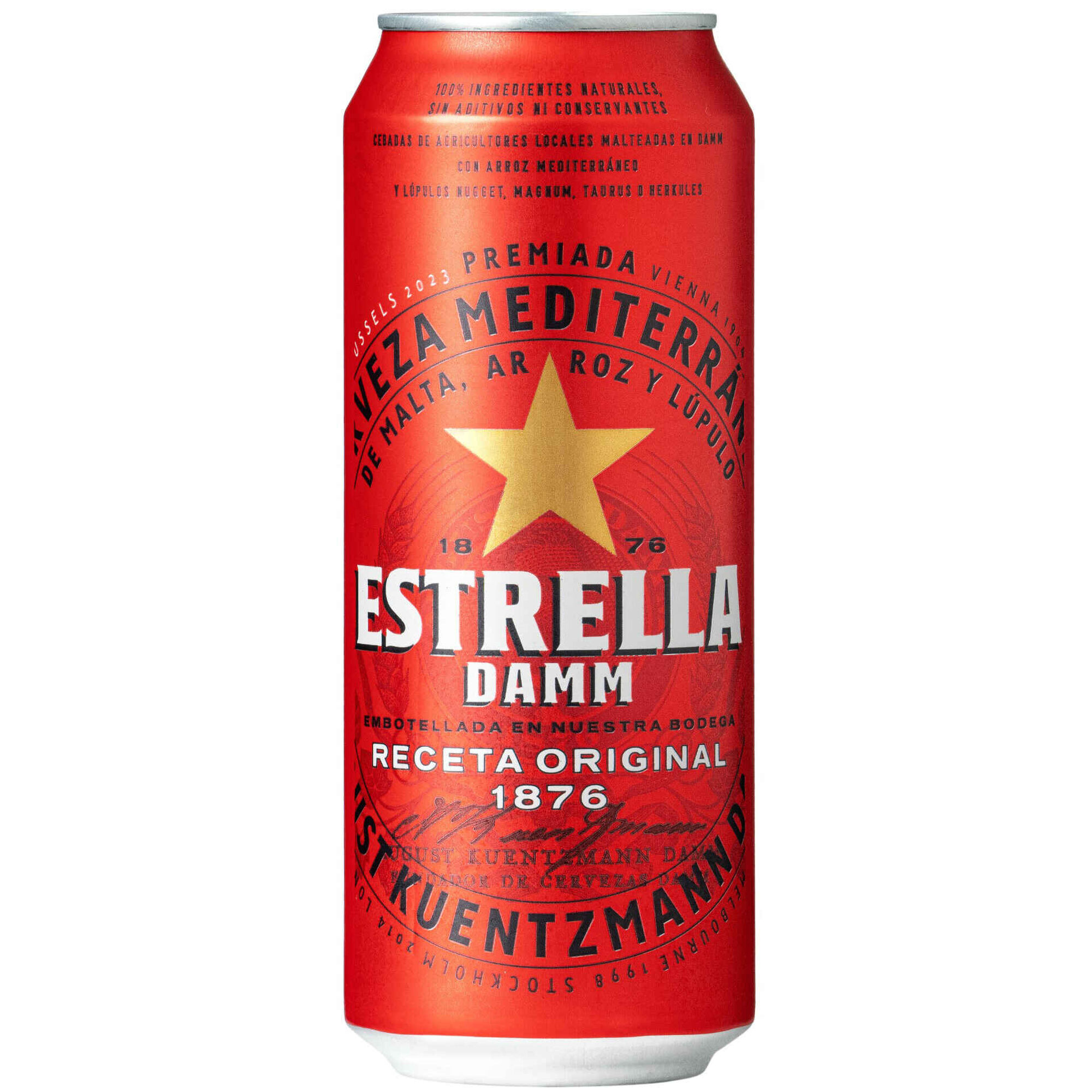 Cerveja com &Aacute;lcool Lata Estrela Damm