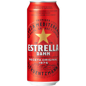 Cerveja com &Aacute;lcool em Lata Estrella Damm