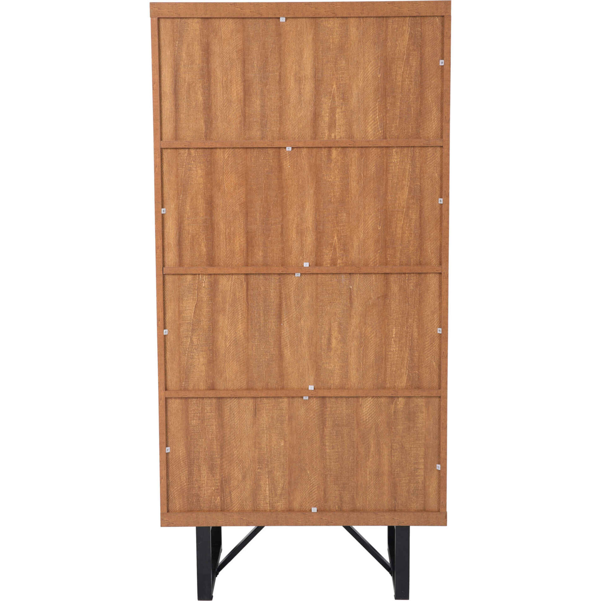 Estante 3 Prateleiras/Portas 40x80x165cm Nordic