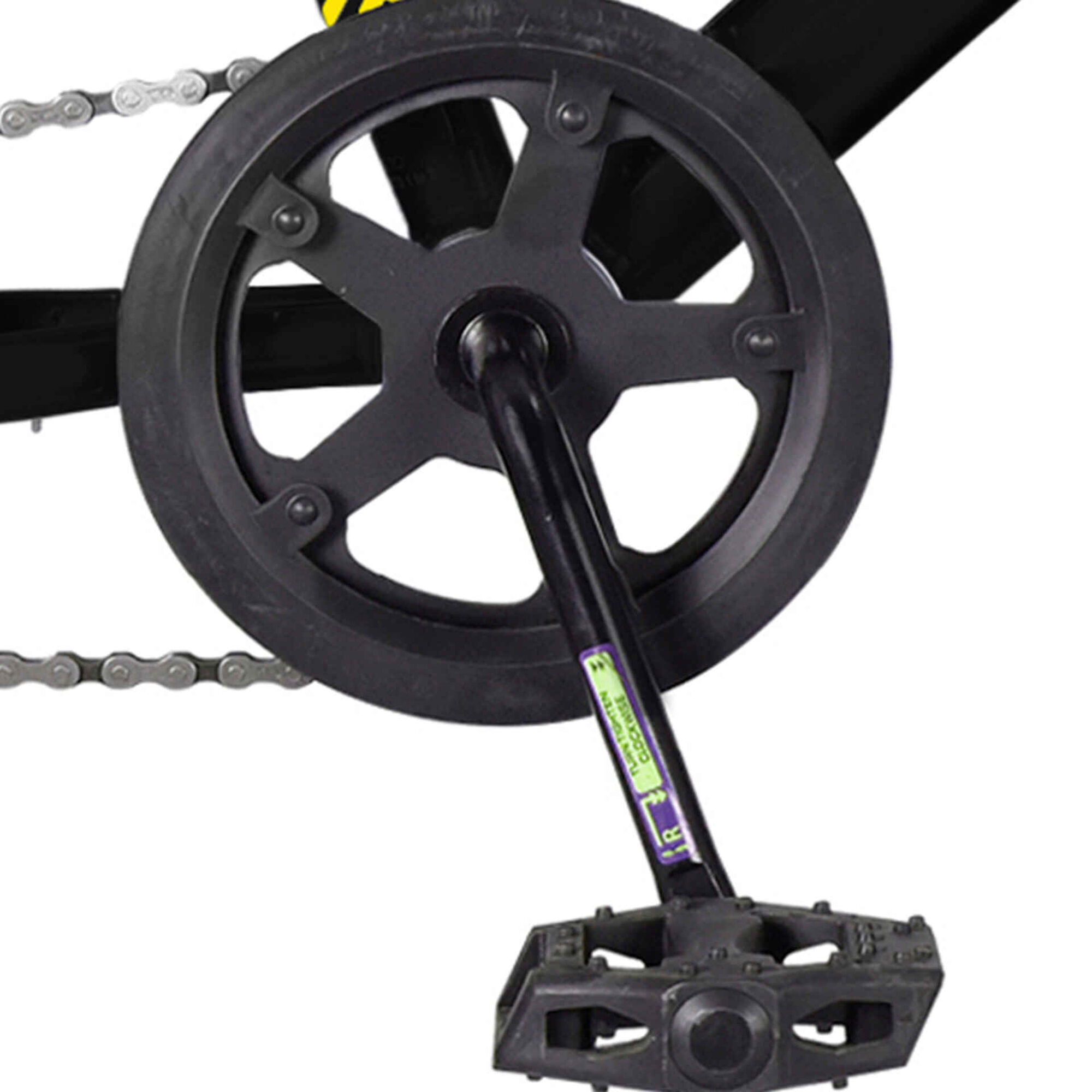 Bicicleta Júnior Roda 20" 7-9 Anos Preta