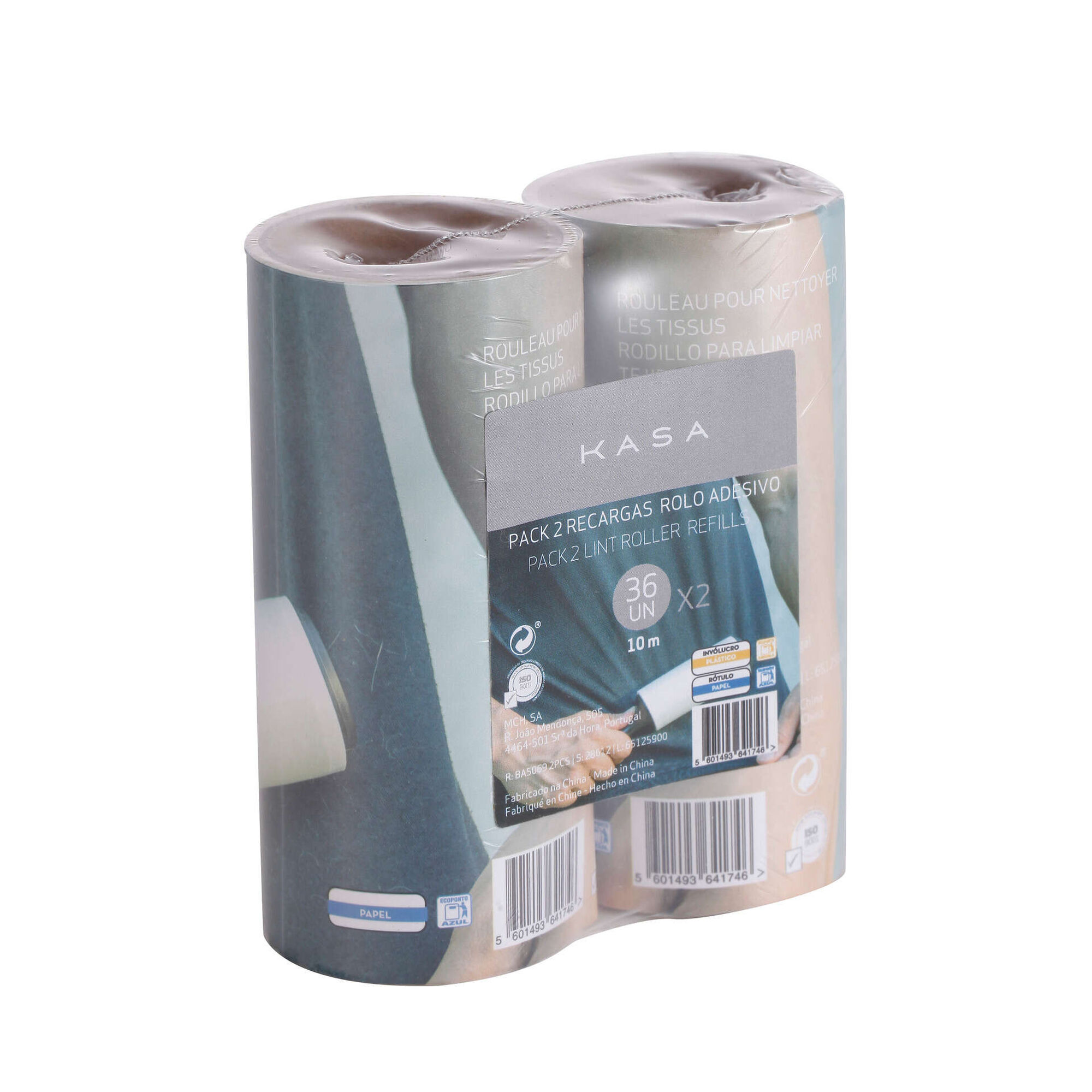 Conjunto 2 Recargas Rolo Tira Pelos 36 Folhas Conjunto 2 Recargas Rolo Tira Pelos 36 Folhas