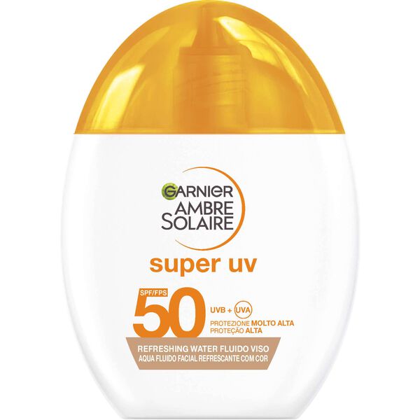 Protetor Solar Fluído Super UV com Cor FPS 50 Garnier Ambre Solaire 