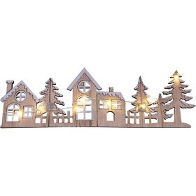 Casinhas Decorativas Madeira com Luz