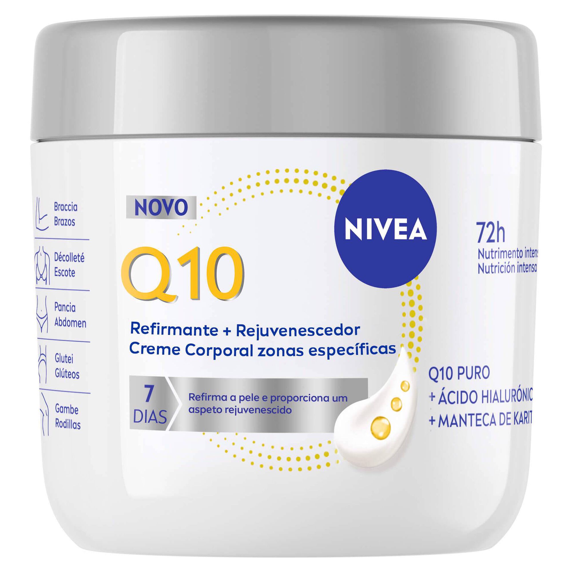 Creme Corpo Q10 Refirmante e Rejuvenescedor