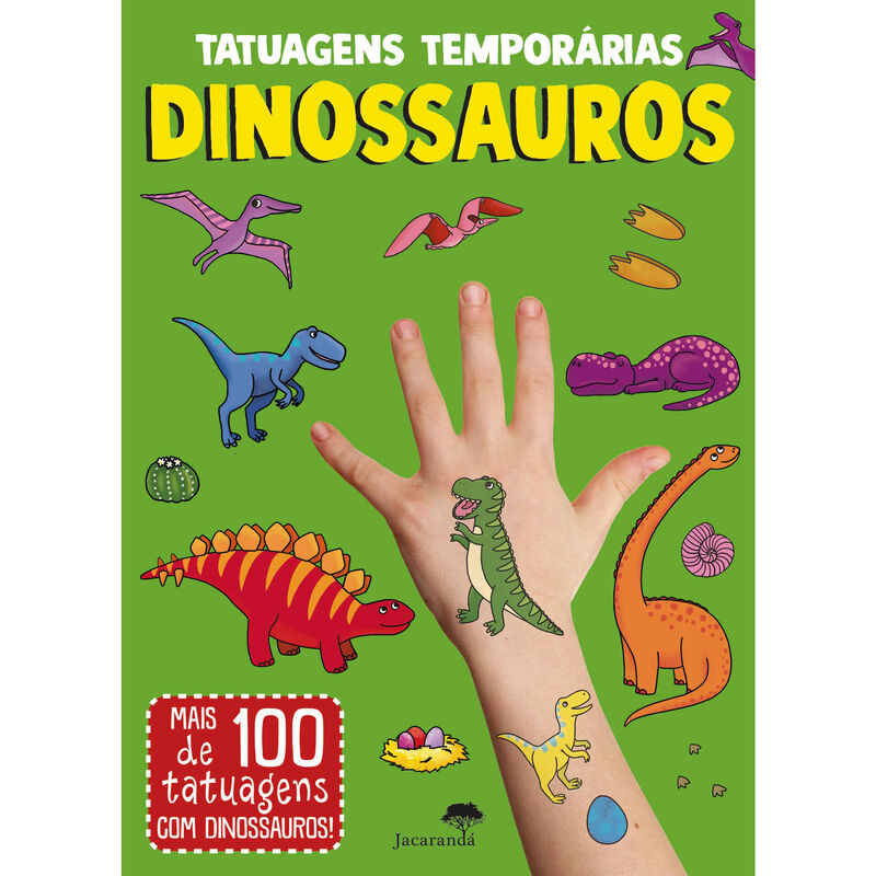 Tatuagens Temporárias Dinossauros de Vários Autores