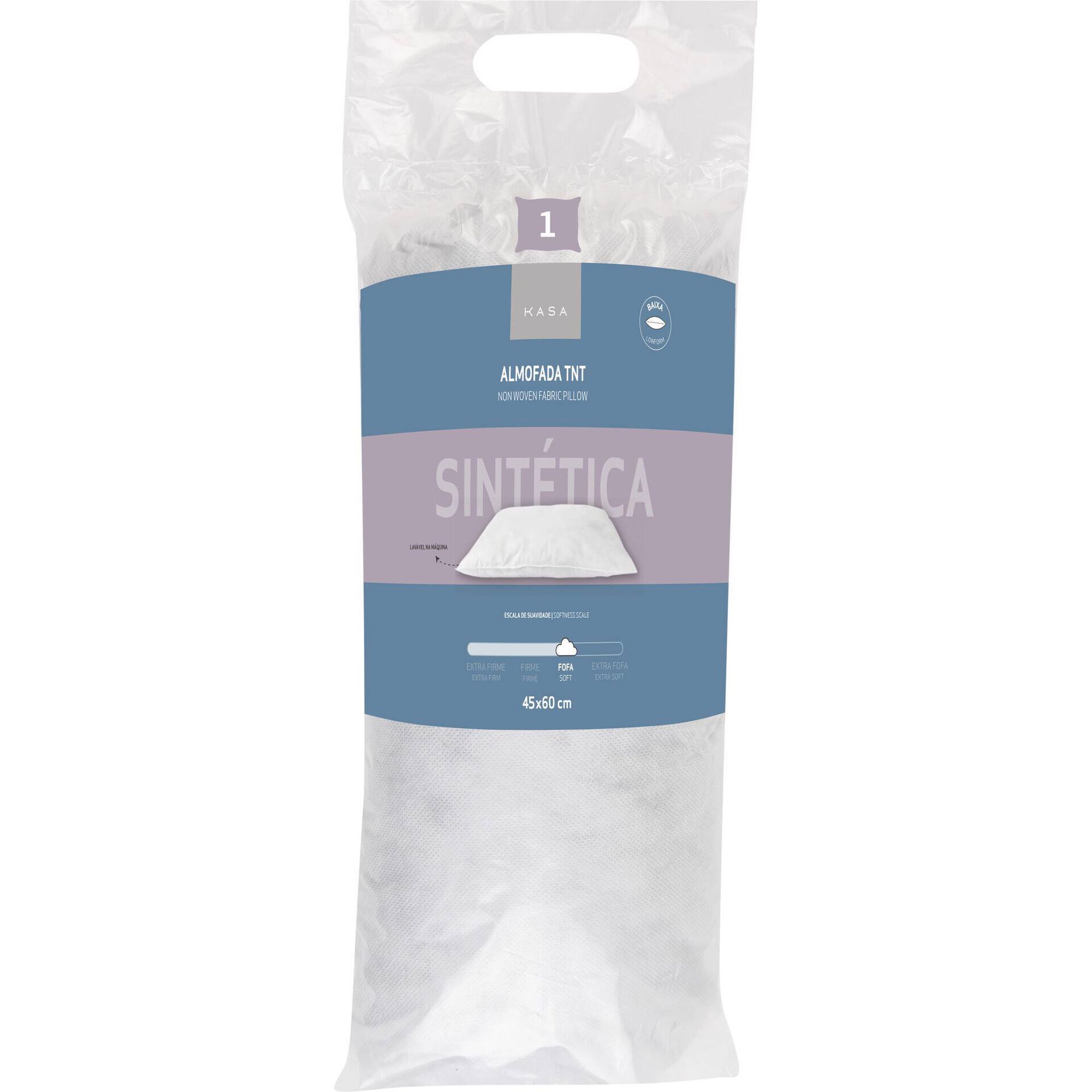 Almofada Baixa Triturada 45x60cm