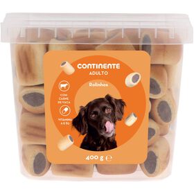 Snack para Cão Adulto Rolinhos Recheados Carne Vaca