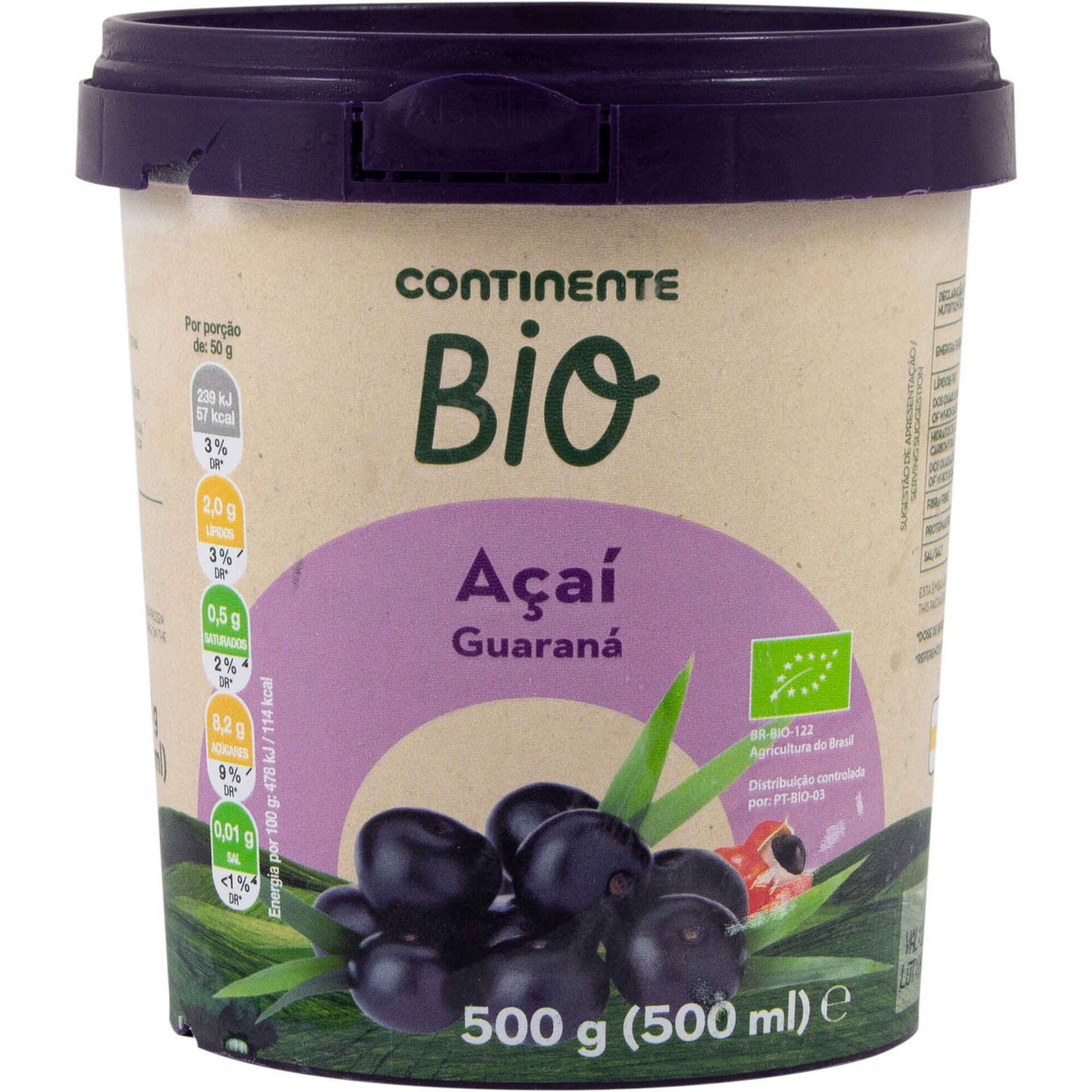Açaí com Guaraná Biológico
