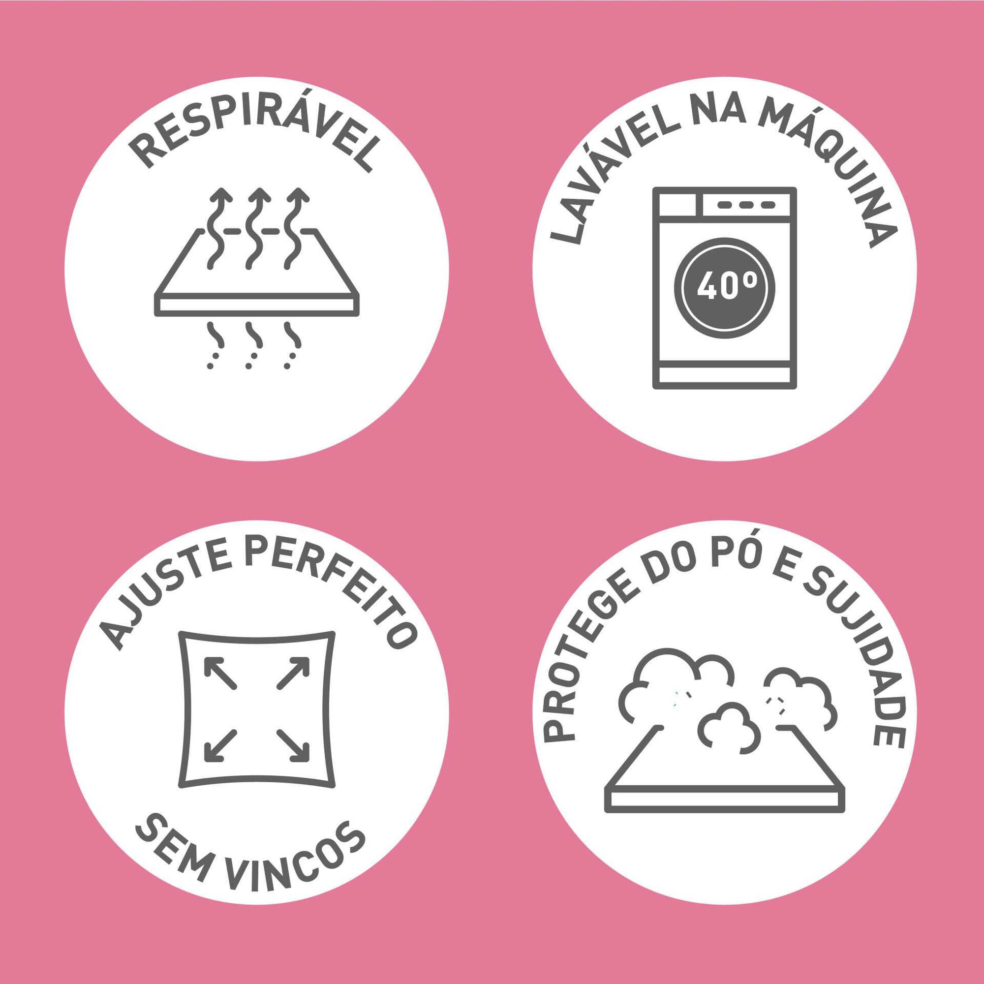 Protetor de Colch&atilde;o N&atilde;o Imperme&aacute;vel Ajust&aacute;vel Kasa