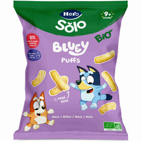 Snack para Beb&eacute; Milho e Azeite Puffs +9M Hero Solo