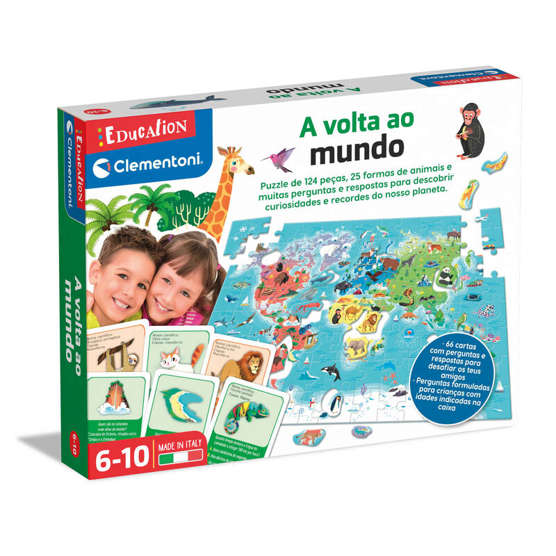 Clementoni - Jogo de Tabuleiro À Volta ao Mundo