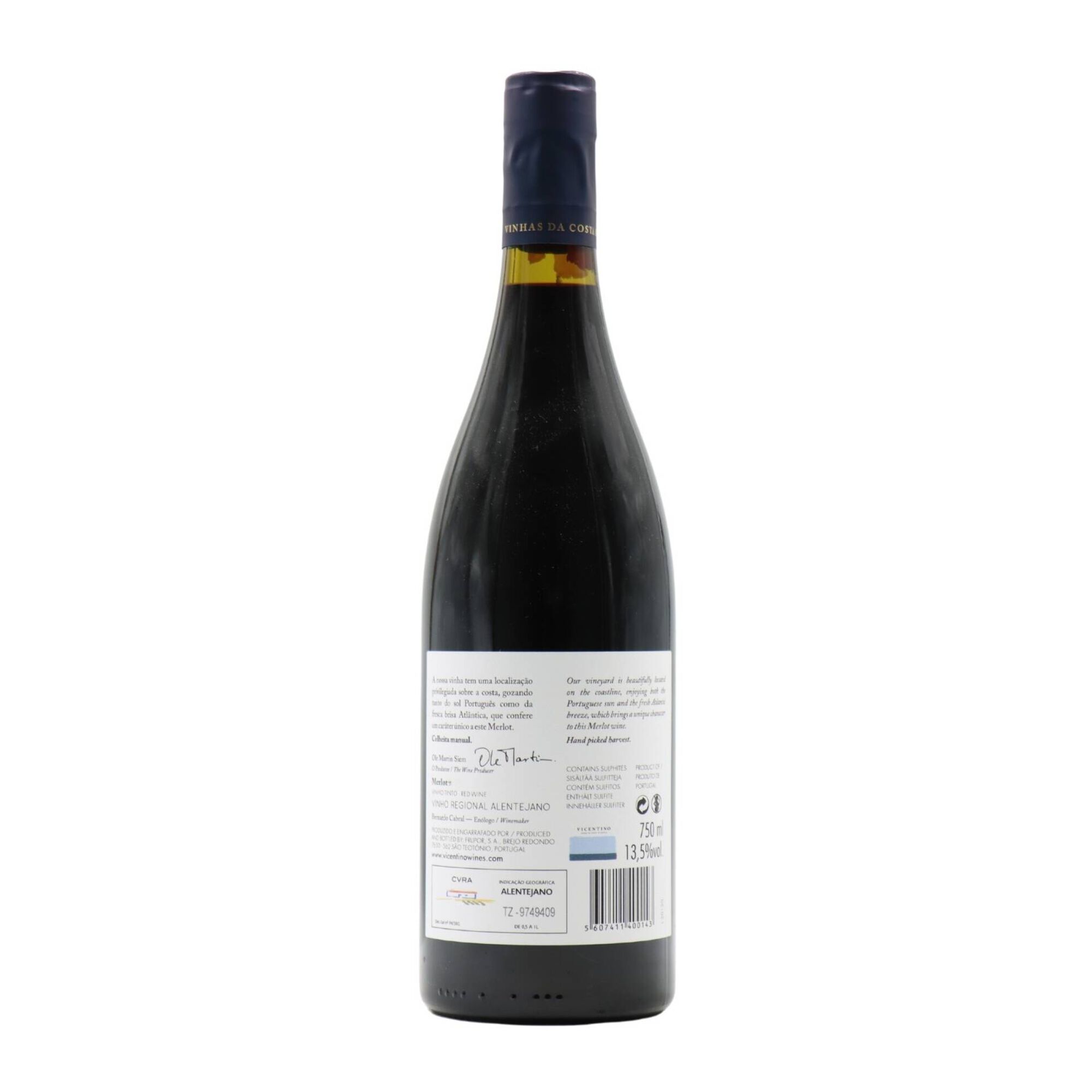 Vicentino Merlot Alentejano Vinho Tinto