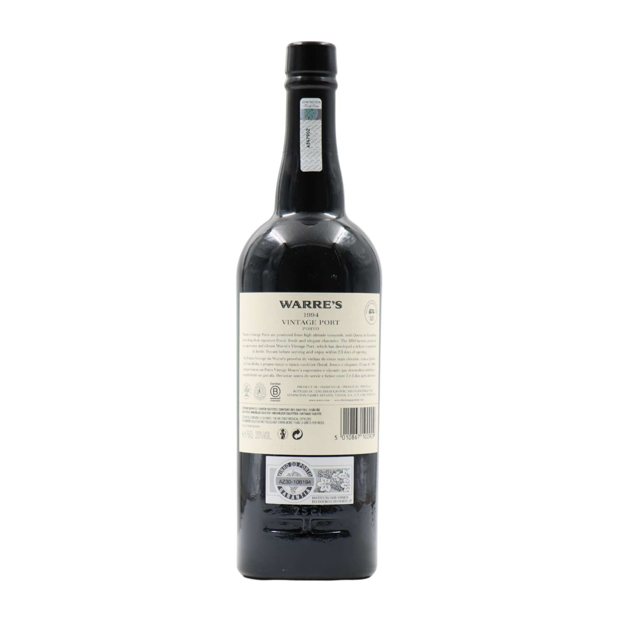 Warre's Vintage Vinho do Porto 1994