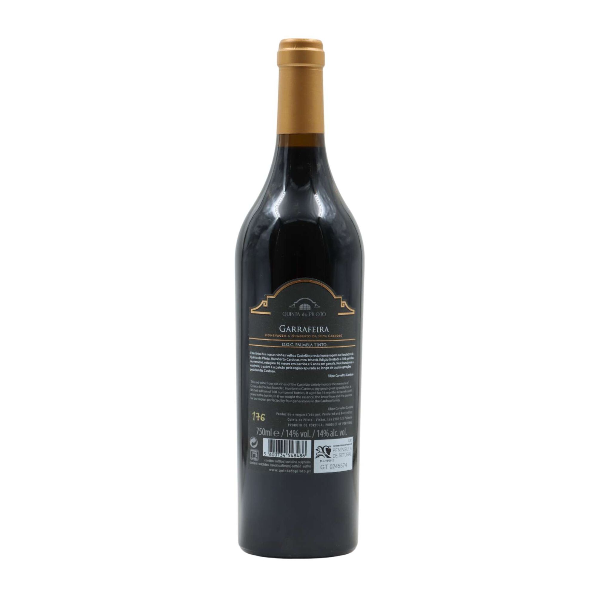 Quinta do Piloto Garrafeira 2012 Pen&iacute;nsula de Set&uacute;bal Vinho Tinto