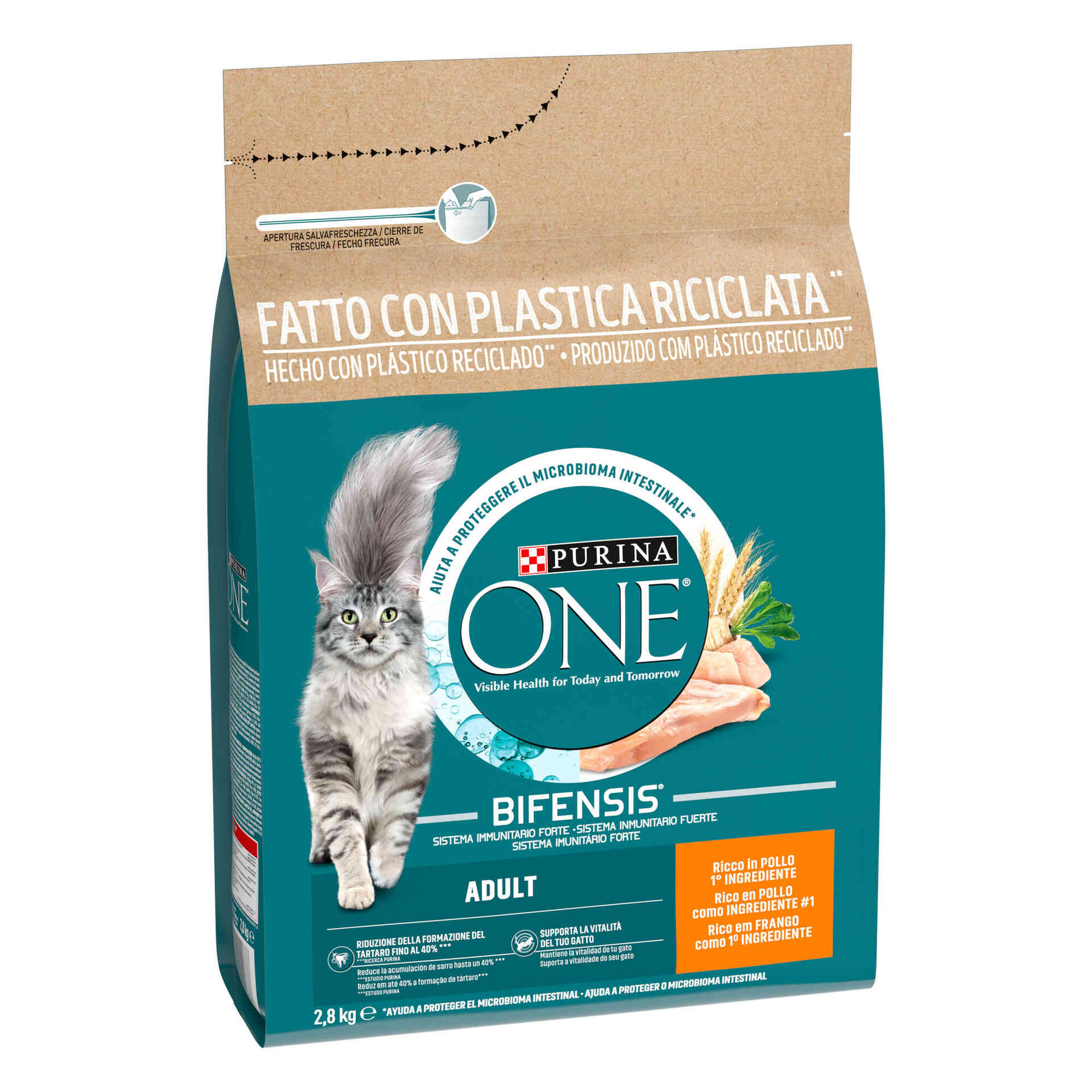 Ra&ccedil;&atilde;o para Gato Adulto Frango Purina One