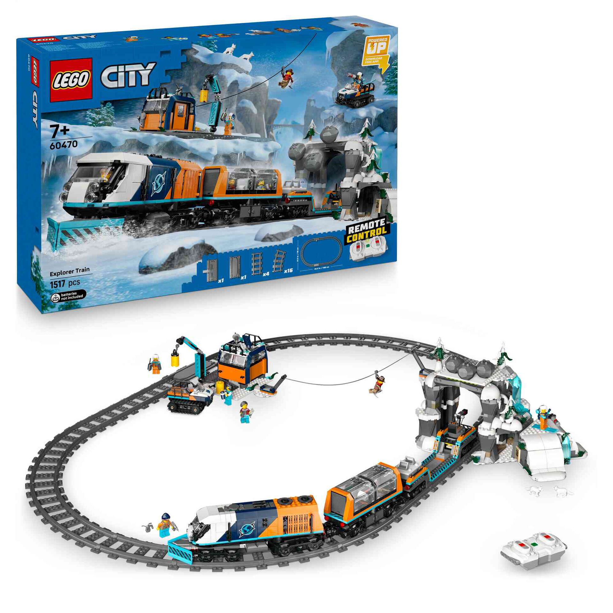 LEGO City - Comboio Expresso do &Aacute;rtico dos Exploradores - 60470