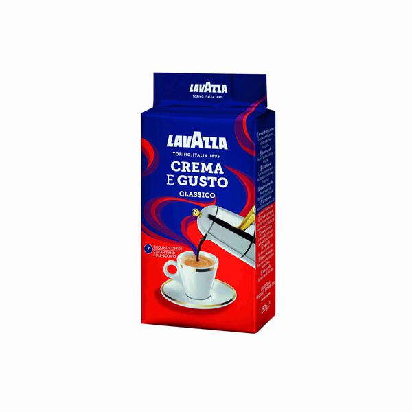 Café Moído Crema e Gusto Clássico Int 7 Lavazza