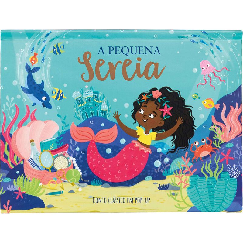 Conto Clássico em Pop-Up - A Pequena Sereia de Disney